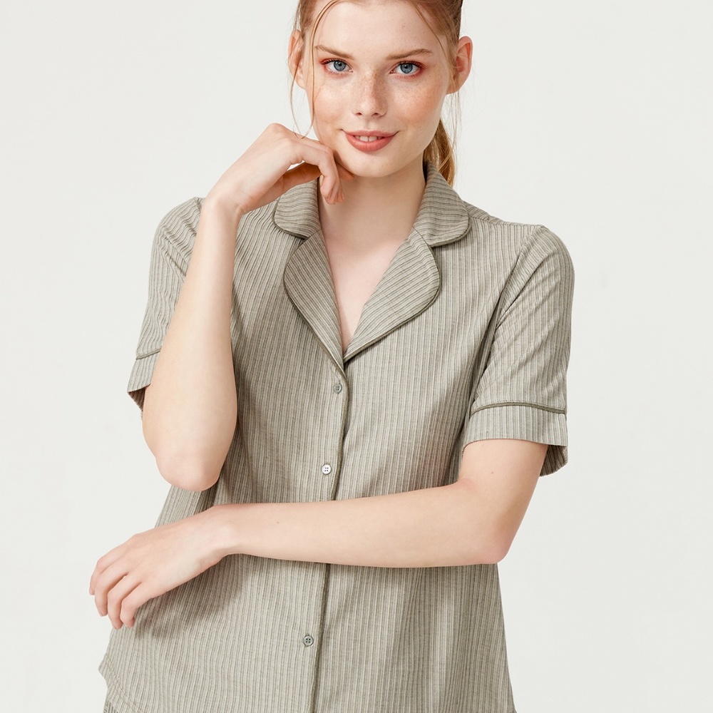 Bamboo Two Piece Shorts Pajama Set